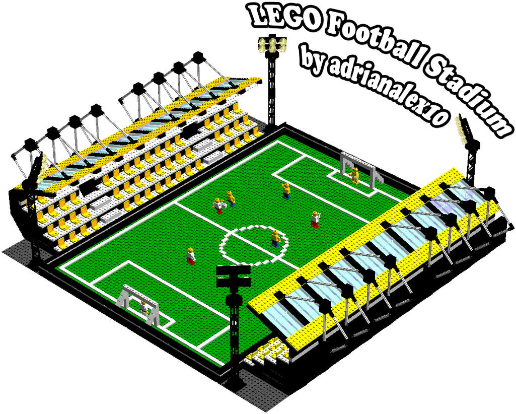 Lego Football Stadium - Soccer-specific Stadium (1260x900), Png Download