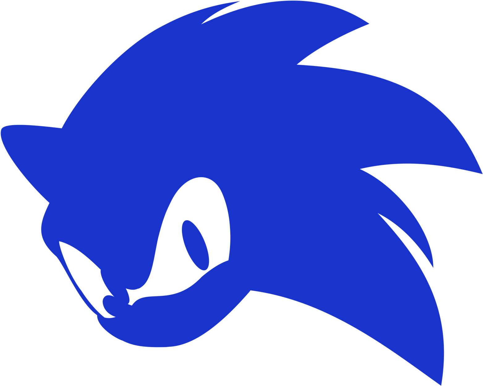 Sonic Head Logos - Соник Лого (1600x1300), Png Download