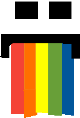 Rainbow Barf - Graphic Design (1400x1400), Png Download