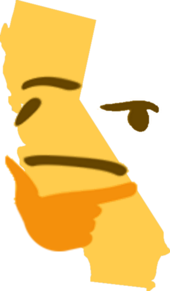 California Think Emoji - Think Emojis (348x596), Png Download
