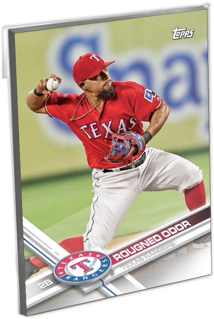 Texas Rangers - Texas Rangers 2016/17 Team Set Baseball Trading Cards, (1440x975), Png Download
