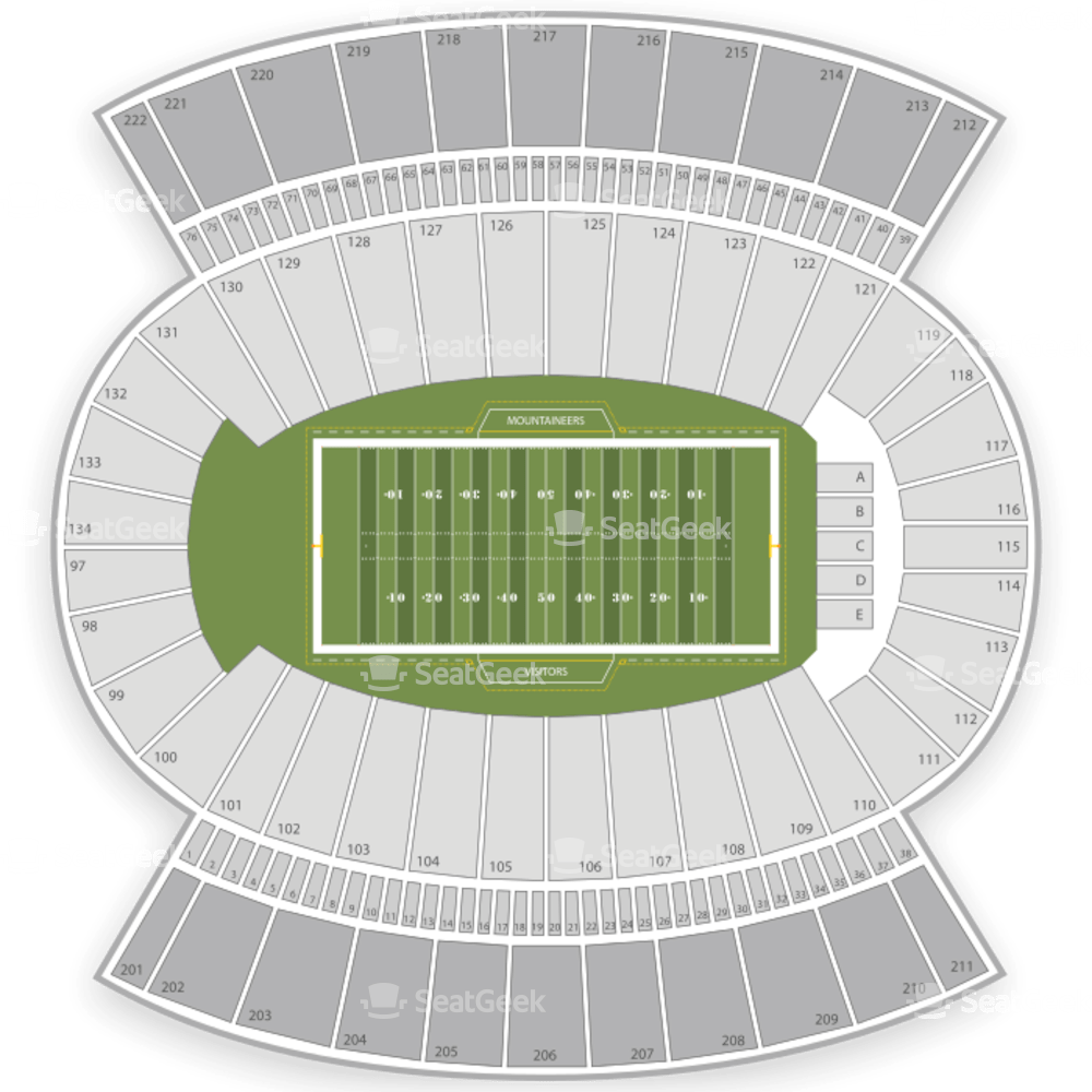 Mountaineer Field At Milan Puskar Stadium (1000x1000), Png Download