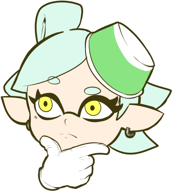 Splatoon 2 Green Cartoon Mammal Vertebrate Fictional - Splatoon Emoji (680x679), Png Download