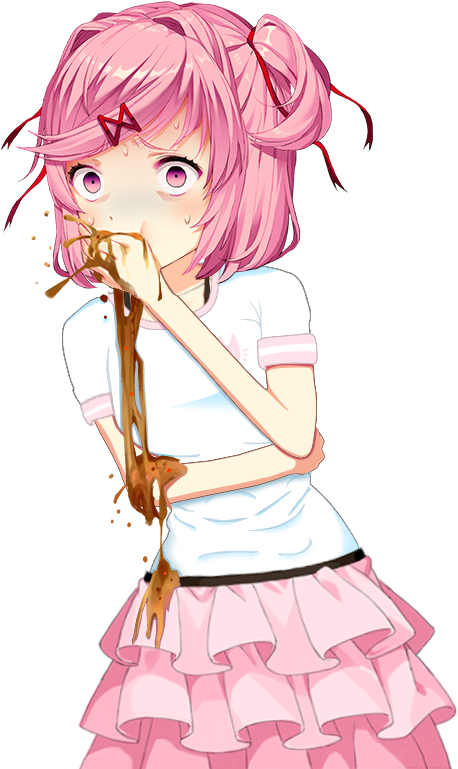 Barf ) - Ddlc Natsuki Casual Outfit (960x960), Png Download