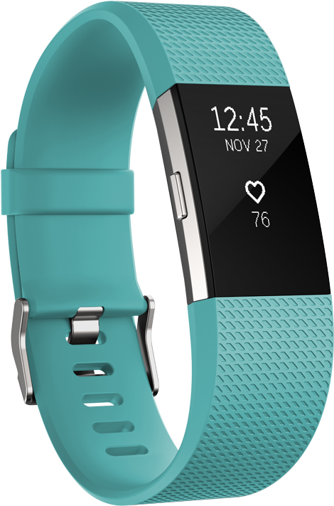 Fitbit Charge 2™ - Fitbit Charge Hr 2 Teal (1080x920), Png Download