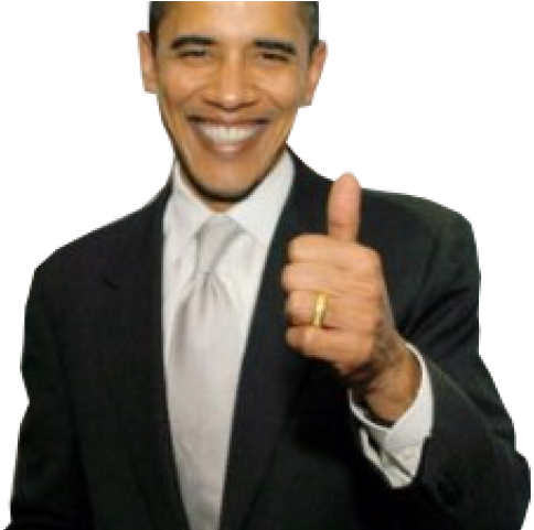 Barack Obama Thumbs Up (640x480), Png Download