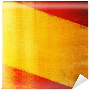 Spain Flag Drawing ,grunge And Retro Wall Mural • Pixers® - Still Life (400x400), Png Download