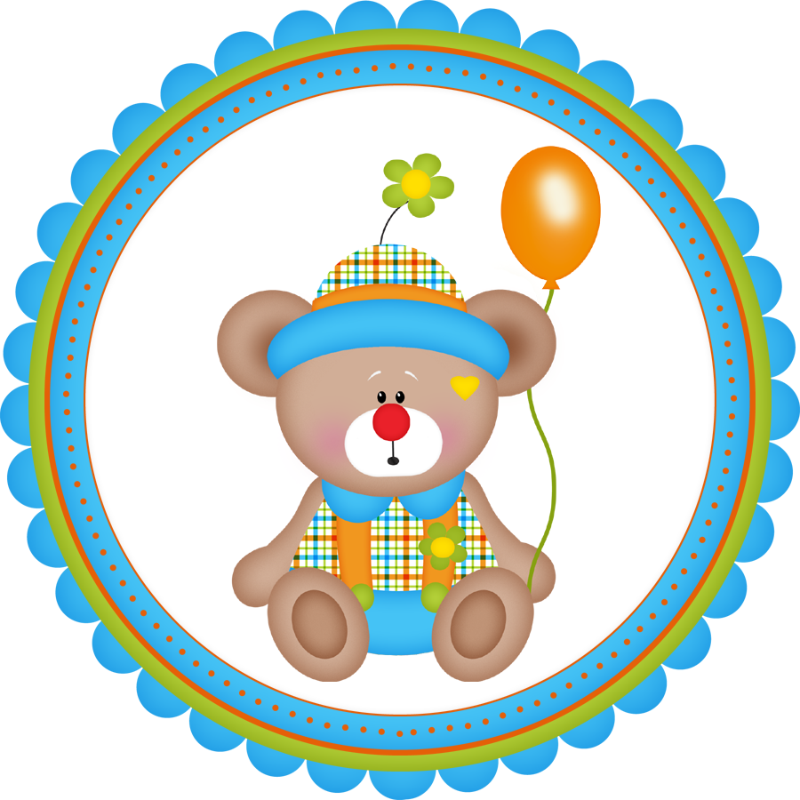 Say Hello Pennant Bannersbirthday - Clown (900x900), Png Download
