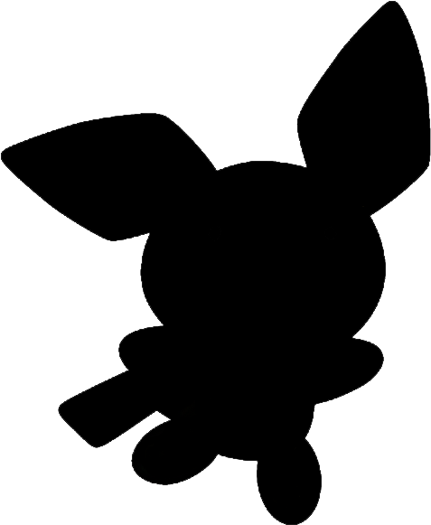 Pichu Silhouette Photo Pi Zpsd2dda909 - Cinema Italiano (547x600), Png Download