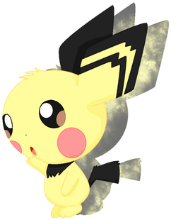 Pokémon Fondo De Pantalla Called Pichu - Fondo De Pantalla De Pichu (350x350), Png Download