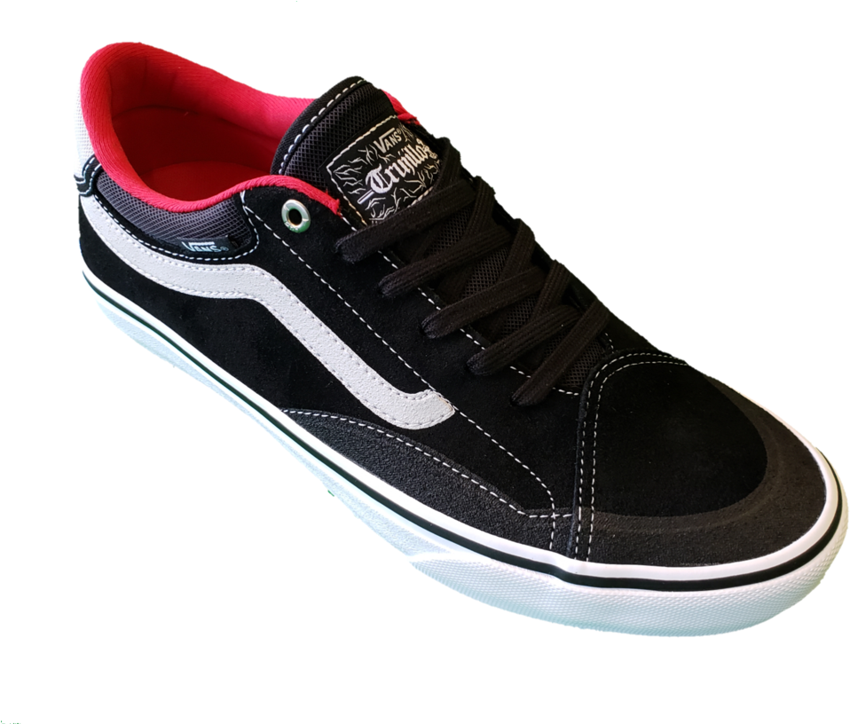 Vans Tnt Advanced Prototype Black/white/red - Vans Tnt Advanced Prototype Black White Red (1024x815), Png Download