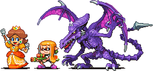 Super Smash Bros Ultimate Daisy (506x257), Png Download