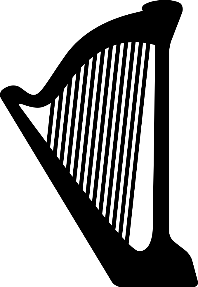 Harp Comments - Musical Instrument (678x980), Png Download