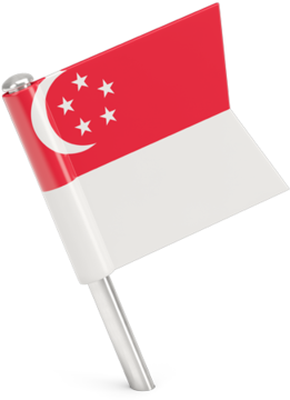 Singapore Flag Pin Png (640x480), Png Download