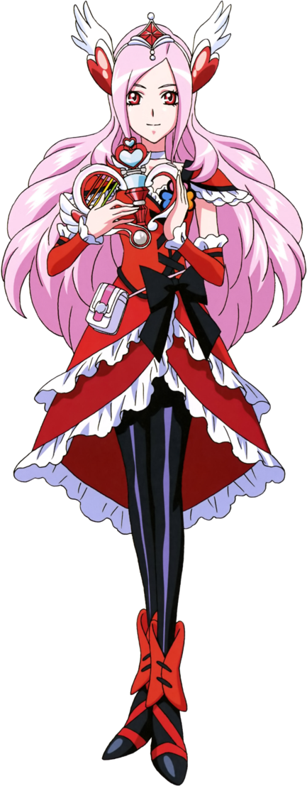 Cure Passion Carrying Her Passion Harp - Fresh Pretty Cure Cure Passion (433x1107), Png Download
