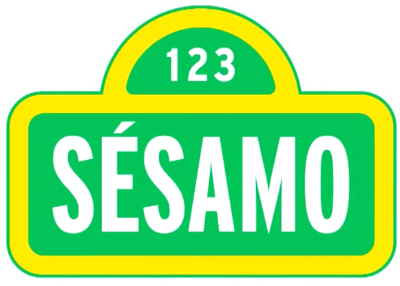 Sesamo-brazil - Sesame Street Sign Clipart (589x414), Png Download