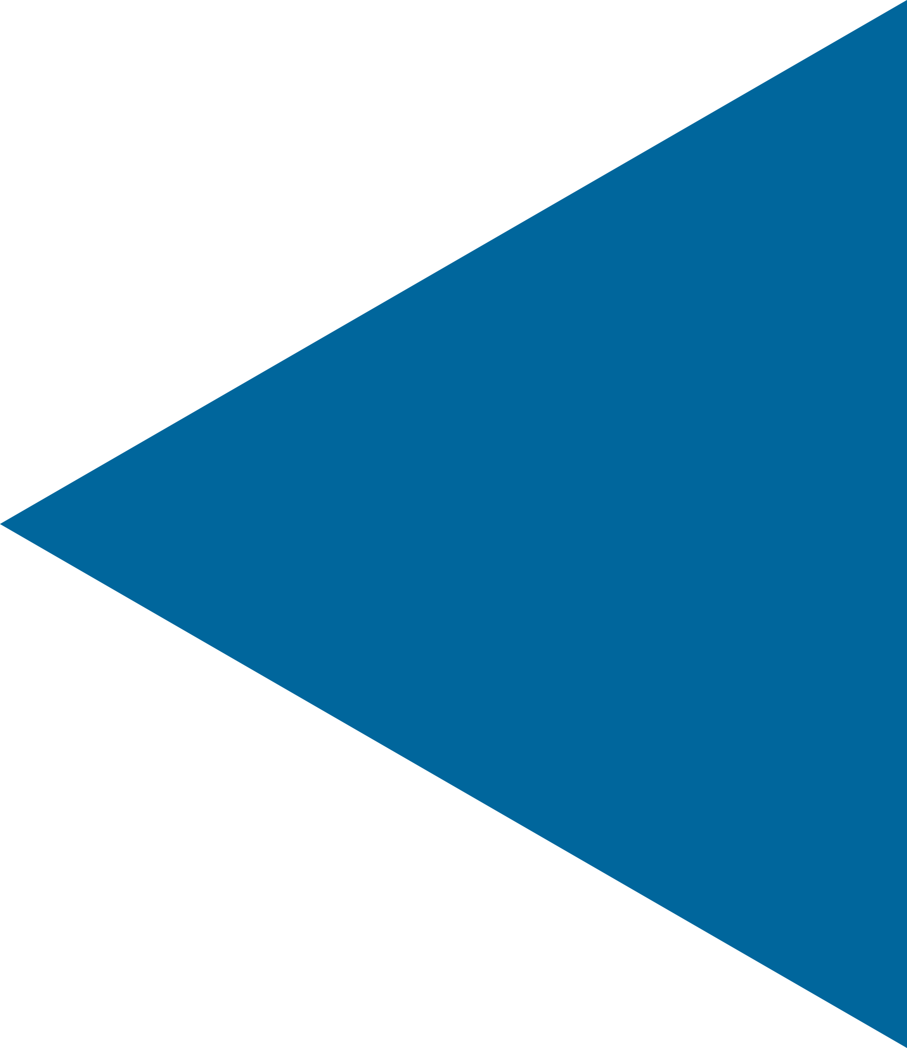 Triangulo-azul - Electric Blue (1808x2088), Png Download