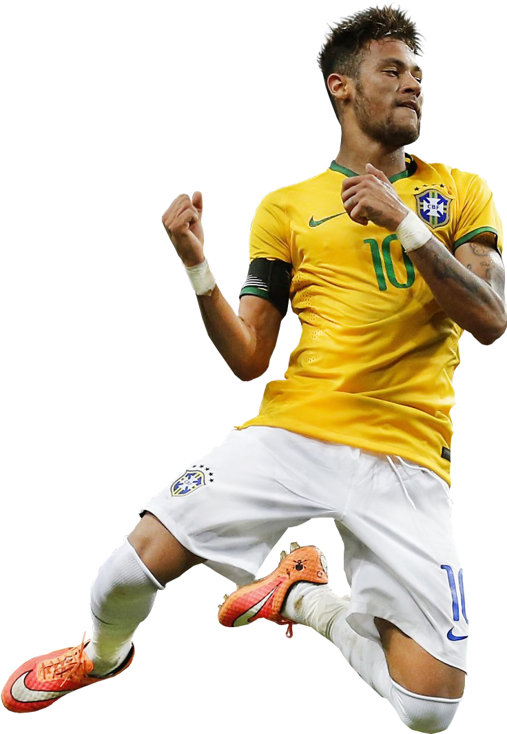 Neymar & Coutinho Lead Brazilian Charge - Neymar Brazil 2018 Png (826x1126), Png Download