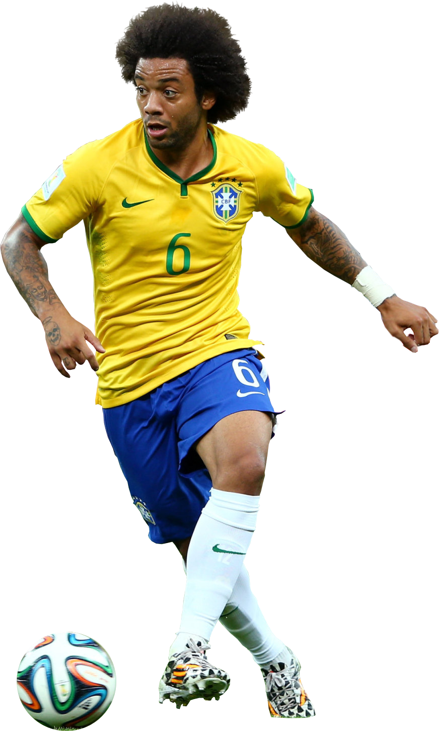 Marcelo Render - Brazil Football Player Marcelo (868x1443), Png Download