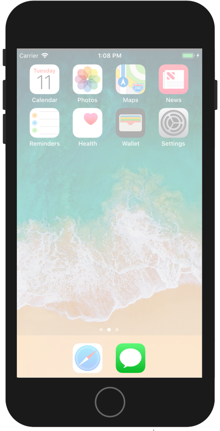 How To Download Kenra Professional Imessage Stickers - Apple Iphone 7 (1000x1778), Png Download