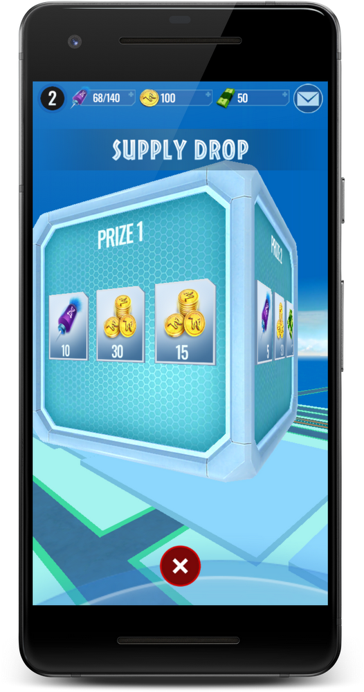 Jurassicworldalive2 - Supply Drop Jurassic World Alive (541x1000), Png Download