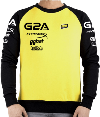 Navi Yellow Sweater 2017 Front-400x400 - Sweatshirt (400x400), Png Download