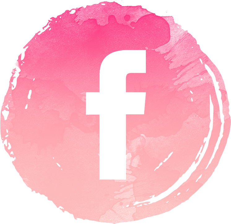 Pink And Black Facebook Icon - Rosa Icono Facebook Png (800x800), Png Download