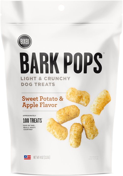Bark Pops Sweet Potato & Apple - Bark Pops (493x698), Png Download