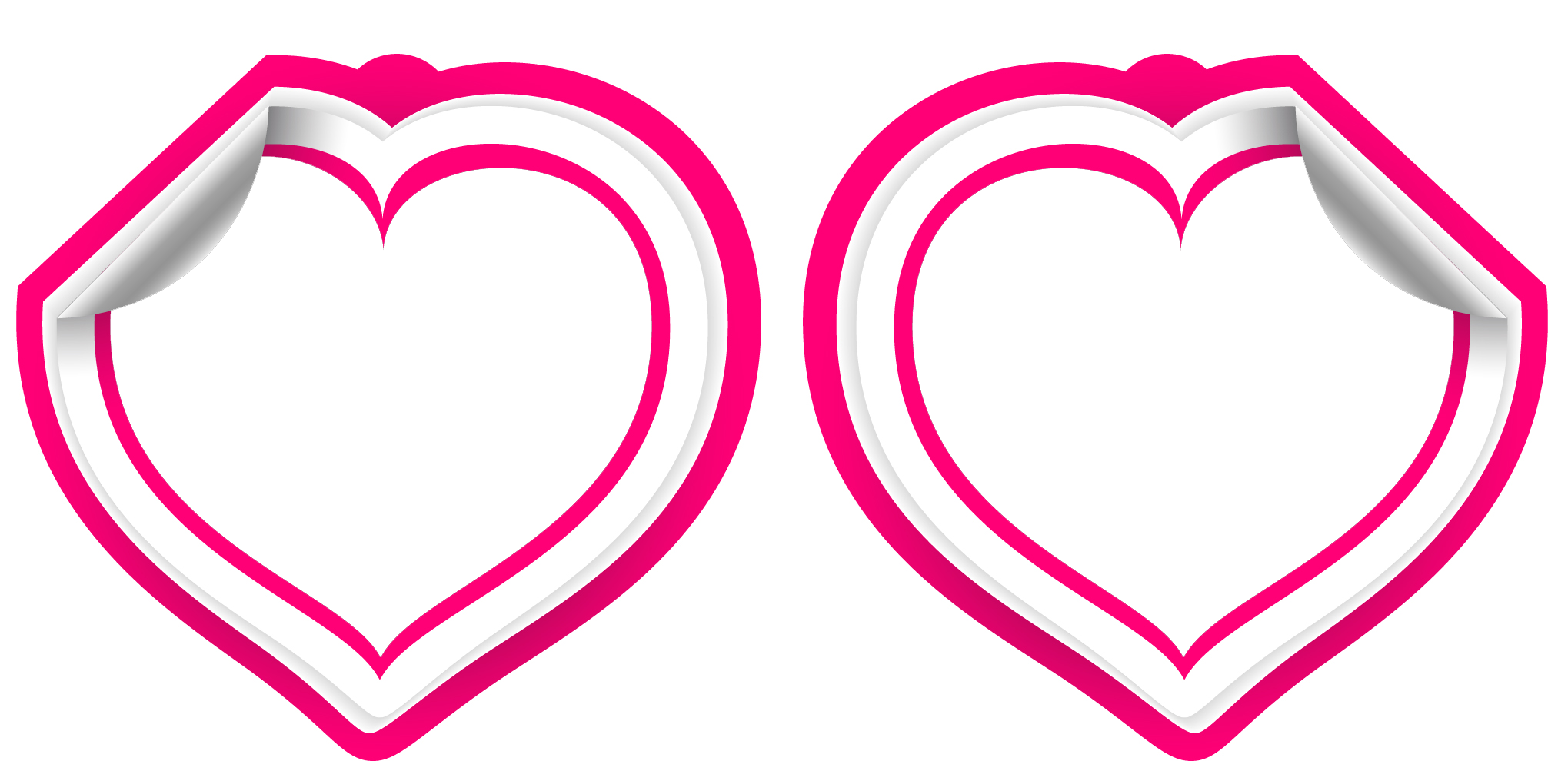 Plantilla Para Ayudarte A Imprimir Tu Ambientador De - Heart (2039x990), Png Download