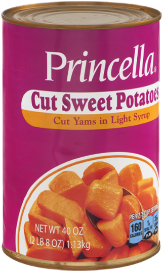 Princella Cut Yams (sweet Potatoes) (600x600), Png Download