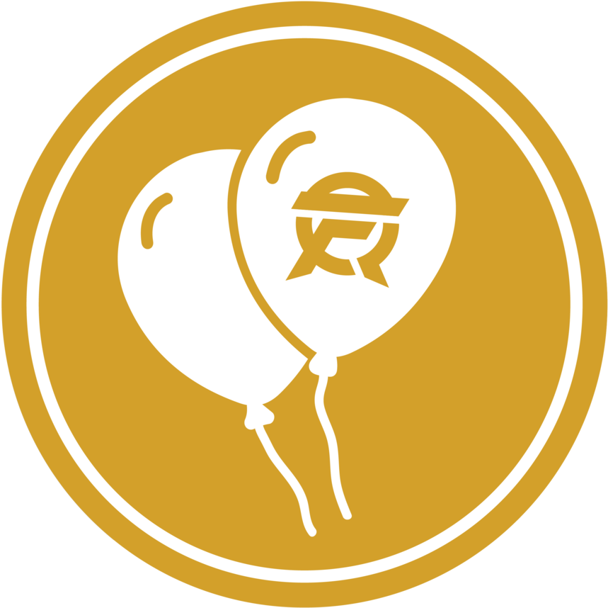 Birthday Icon - Strong Is The New Skinny Ba Square Sticker 3" X 3" (1000x1000), Png Download