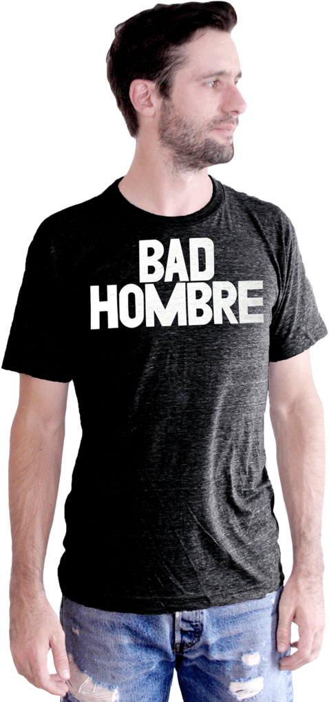 Bad Hombre / Mens - Anti Flag - New Star - - T-shirts (683x1024), Png Download