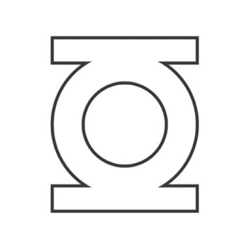 Dc Comics Green Lantern Logo Men's Regular Fit T-shirt - Bioworld Dc Comics Green Lantern Logo Men's (600x600), Png Download