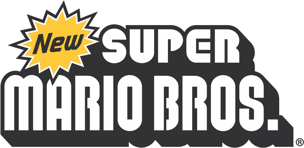 New Super Mario Bros Logo - New Super Mario Bros Ds Logo (1600x1067), Png Download