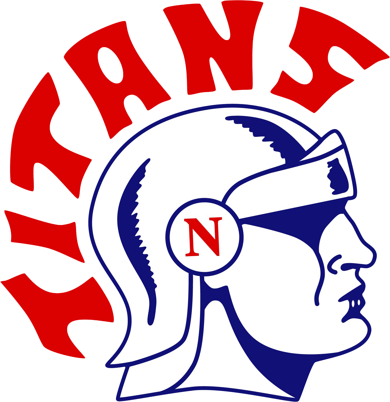 Titan Head Right - Norris High School (1521x1567), Png Download