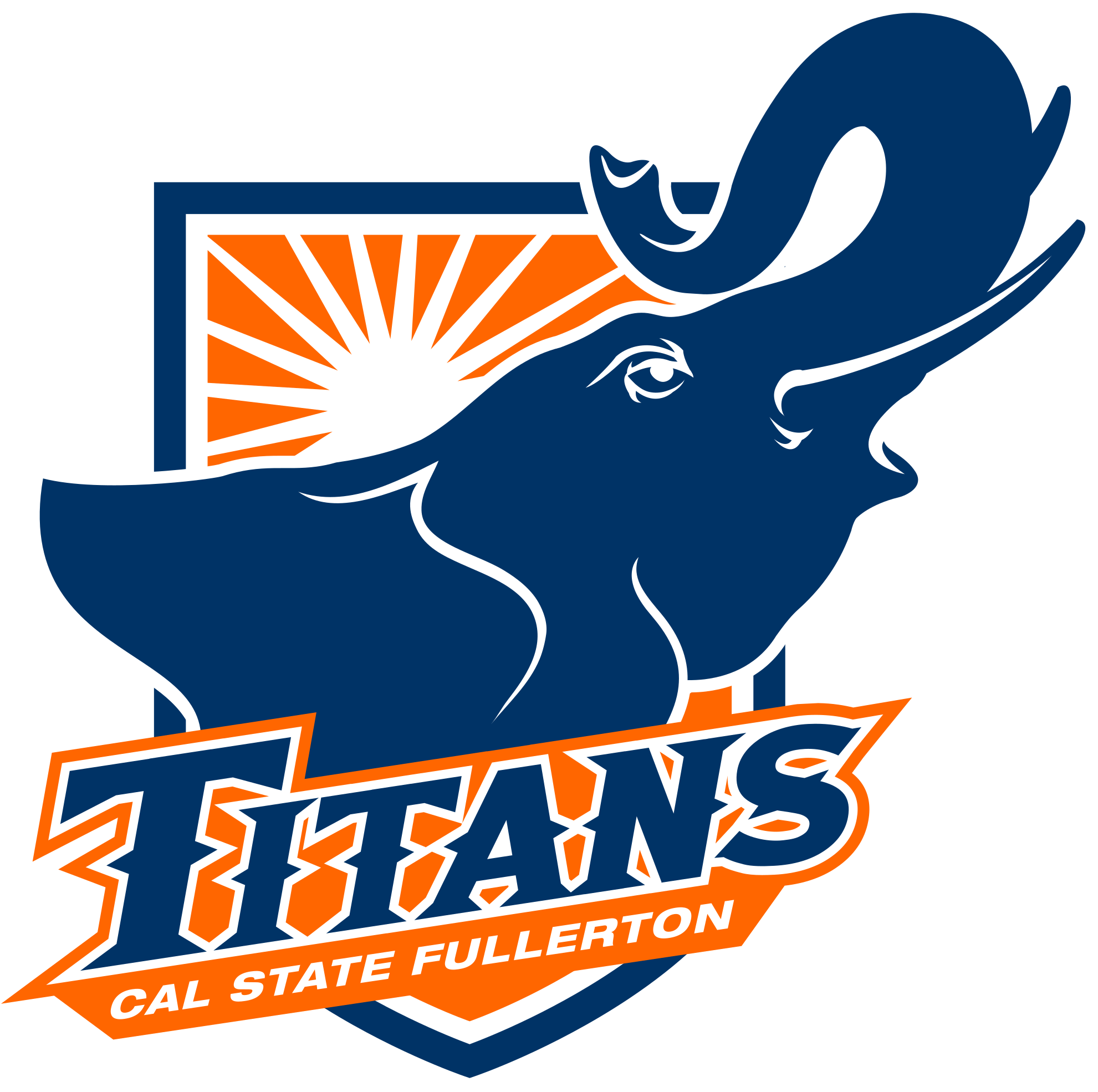 Open - Cal State Fullerton Titans (2000x1990), Png Download