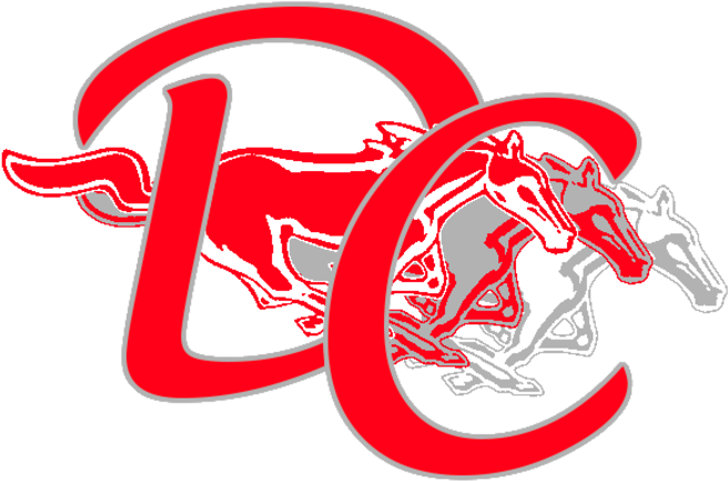 Mustang Clipart Denver City - Denver City Mustangs Logo (720x541), Png Download