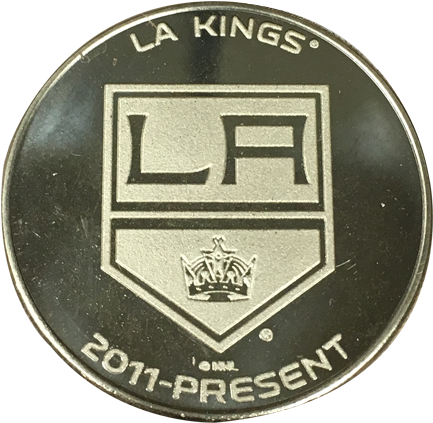 La Kings 50th Anniversary Shield Bronze Minted Coin - Sun Shield (500x667), Png Download