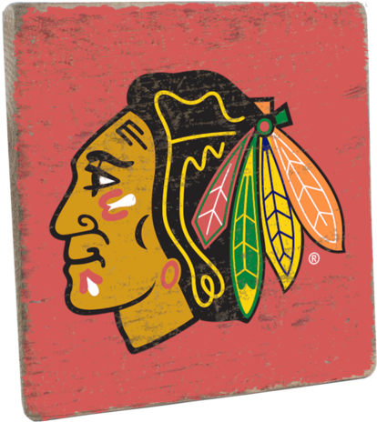 Chicago Blackhawks Vintage Square - Chicago Blackhawks Vs Blues (600x600), Png Download
