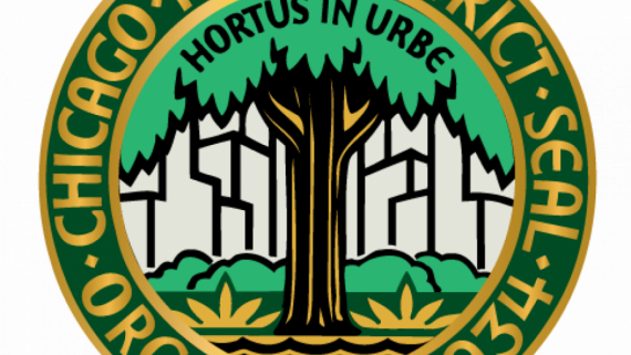 Chicago Blackhawks Hockey Rink - Chicago Park District Logo (570x321), Png Download