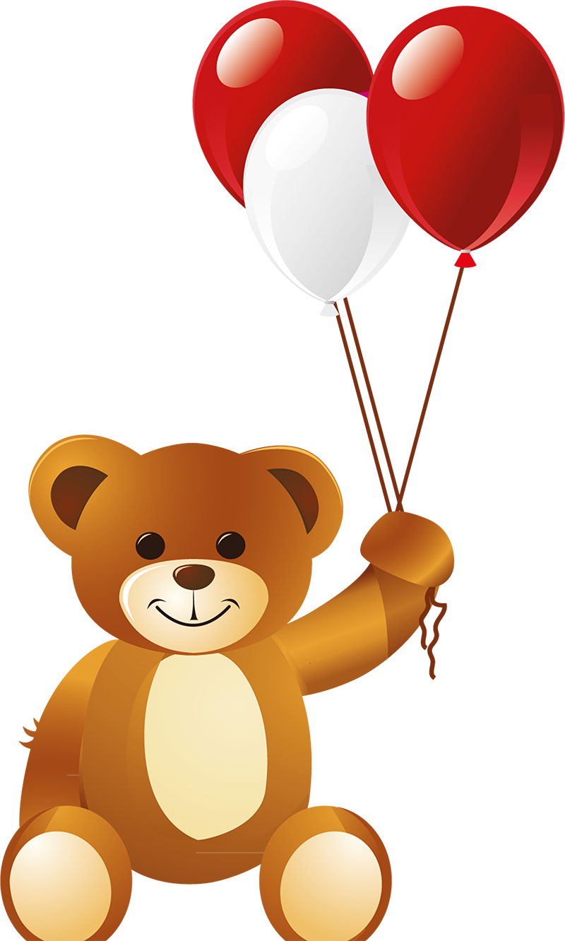 Valentine Cartoon, Valentines Teddy Bear, Baby Bears, - Lovely Cartoon Bear Print Girls' Students' Prom Birthday (800x1332), Png Download