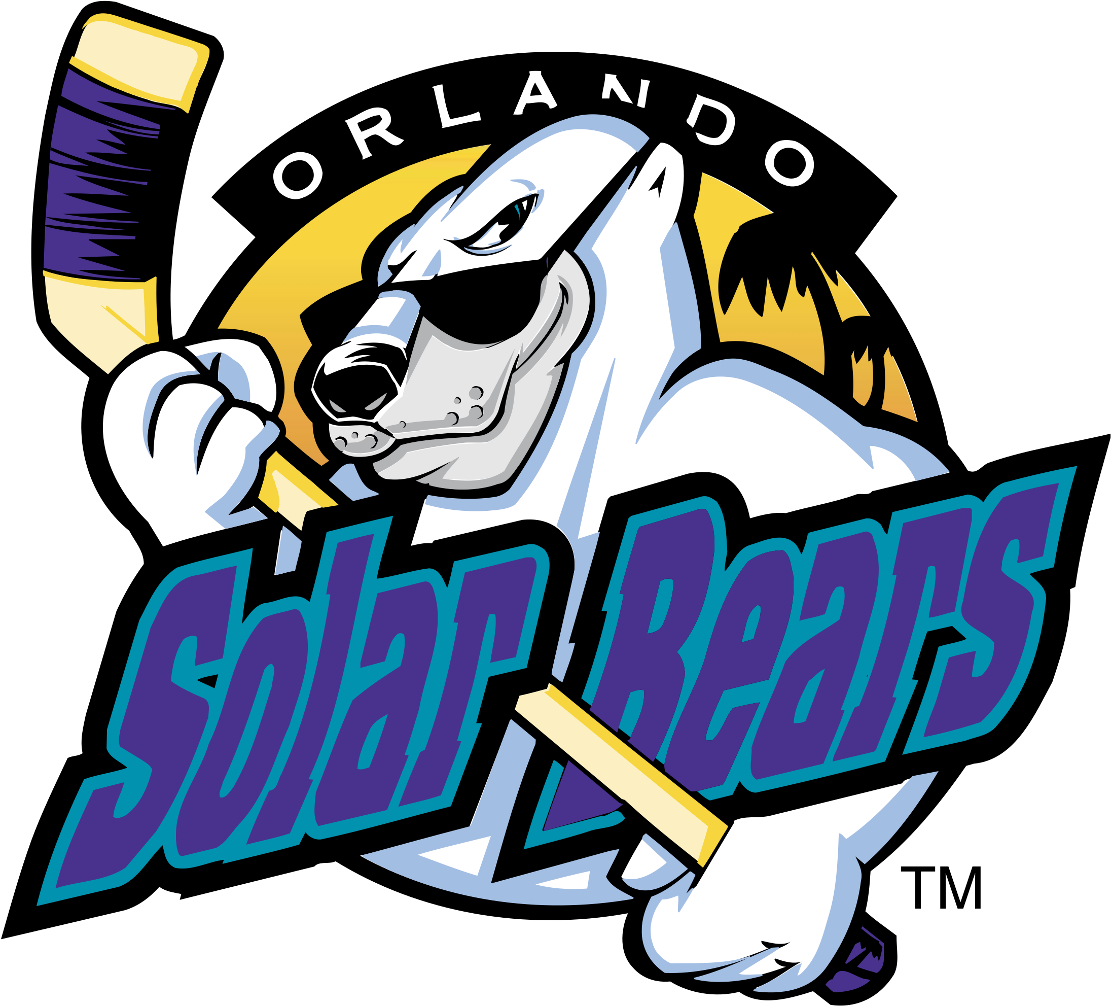 Orlando Solar Bears Logo Png Transparent - Orlando Solar Bears Phone Background (2400x2400), Png Download