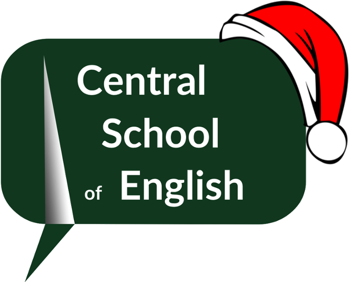 Central English School Dublin Christmas Logo-large - Spoken English Book Pdf (798x662), Png Download