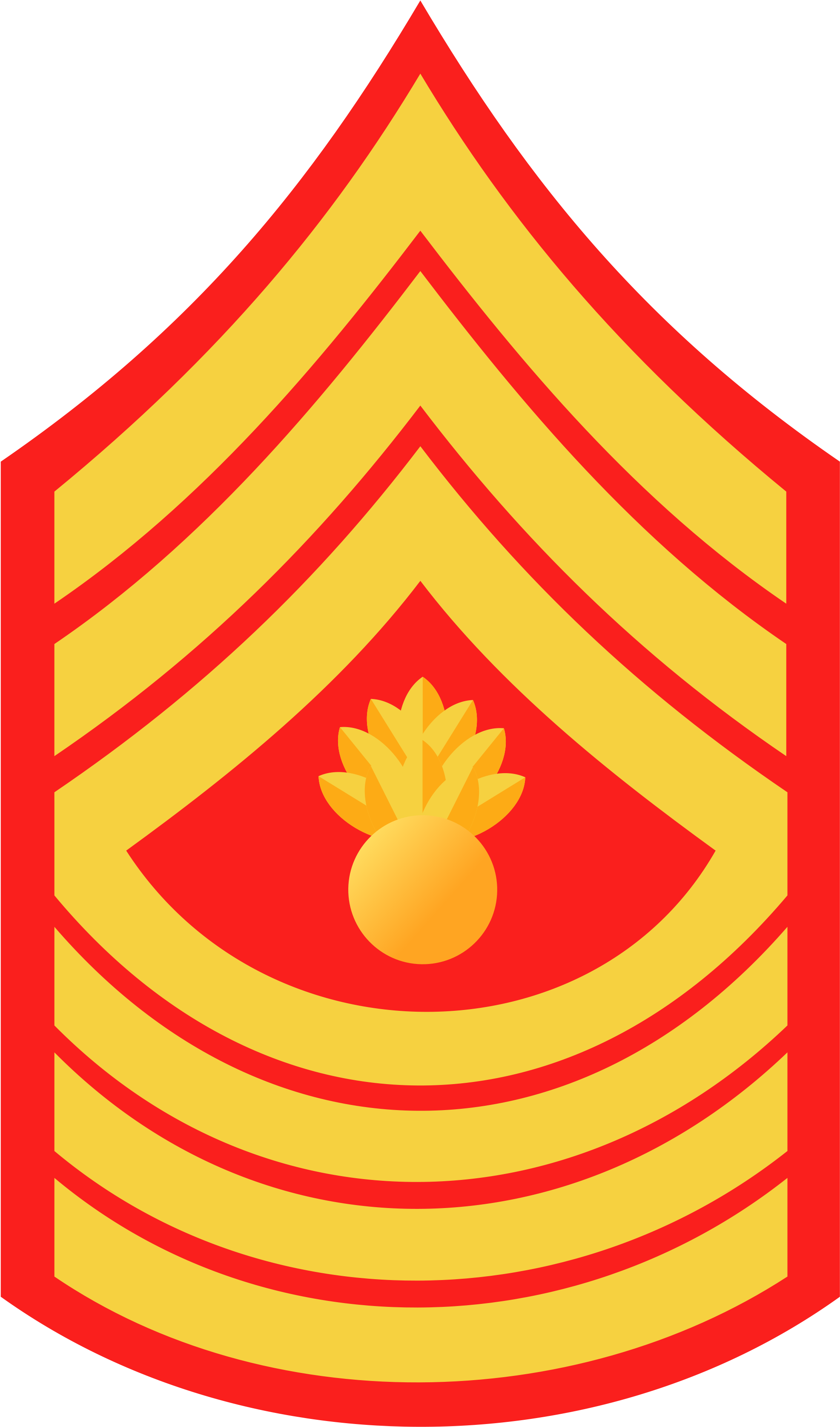 Master Guns - Sergeant Major Of The Marine Corps Rank (2000x3379), Png Download