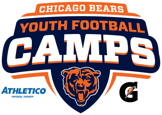 Chicago Bears Youth Football Camps - Youth Football Camp Logo (566x402), Png Download