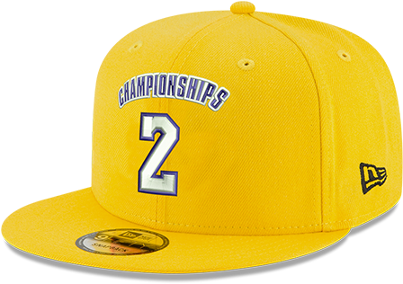Kobe Bryant 9fifty 2 Championships Gold Snapback Cap - Cap (500x667), Png Download