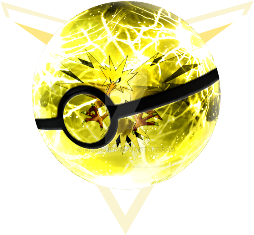 Team Instinct From Pokemon Go By Idkapanda On Deviantart - Pokémon Go (894x894), Png Download