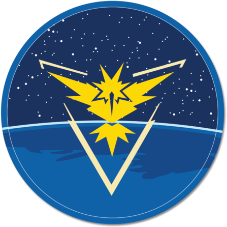 Team Instinct Sticker - Cool Black Wallpaper 4k (480x480), Png Download