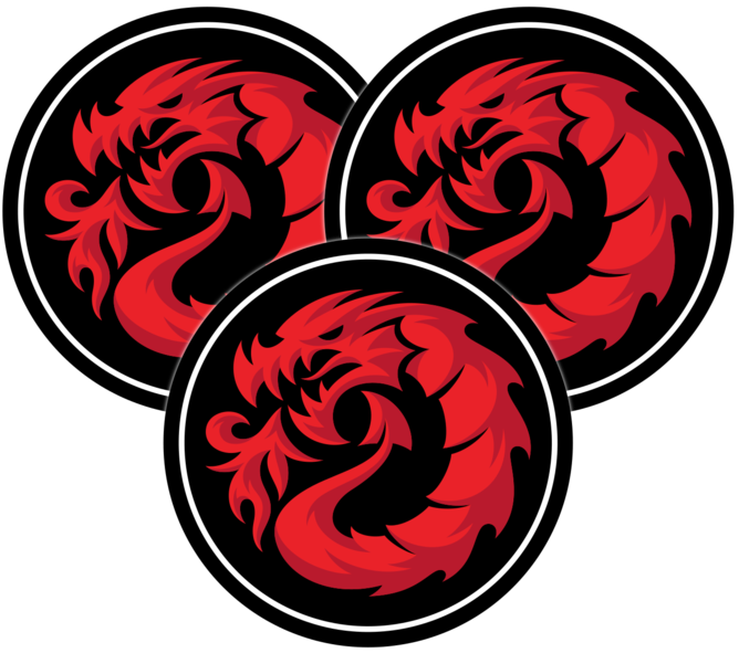 Dragon Logo Pack Sticker Pack - Dragon Logo Png (740x740), Png Download