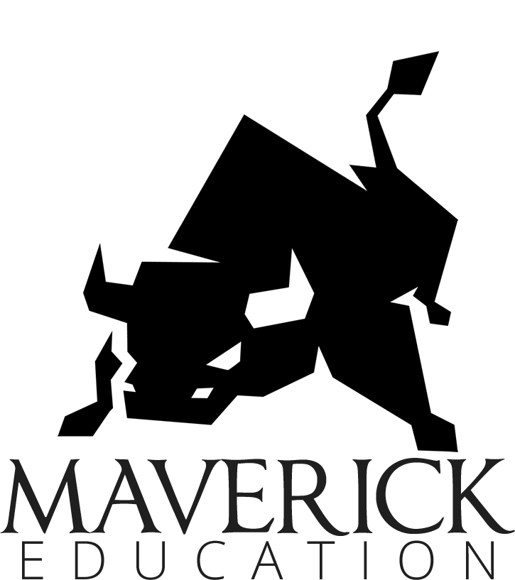 Footer Logo Maverick Education - Logo (725x817), Png Download